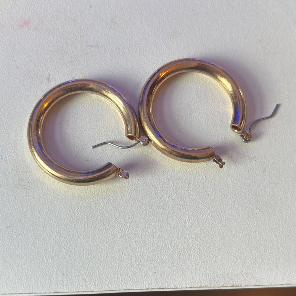 Elegant Gold Hoop Earrings